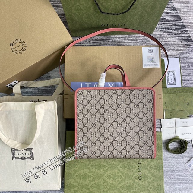 Gucci新款包包 古馳GG系列2021最新款兒童手袋 Gucci方形復古手提袋肩背包 612992  ydg3214